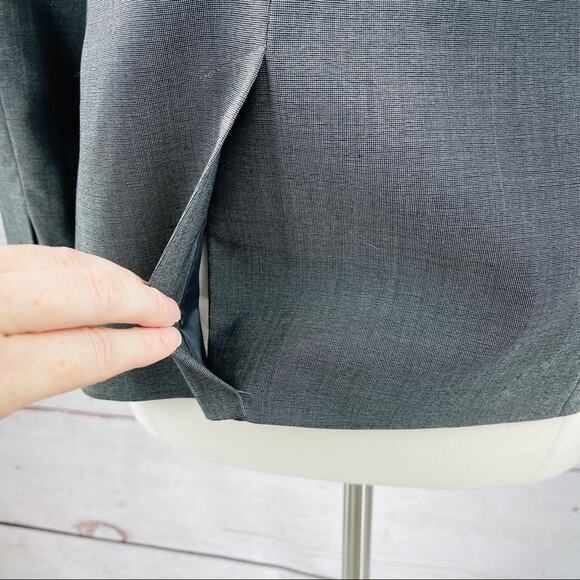 Calvin Klein blazer crosshatch pattern size 10 - Picture 9 of 14